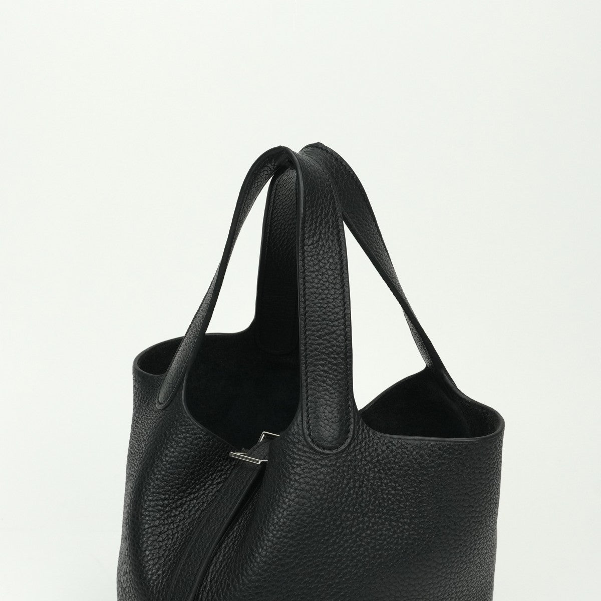 エルメス HERMES ピコタンロックPM ピコタンロック PM ピコタンPM ピコタンロック18 バッグ トートバッグ トリヨンクレマンス ノワール noir ブラック black 黒 シルバー金具