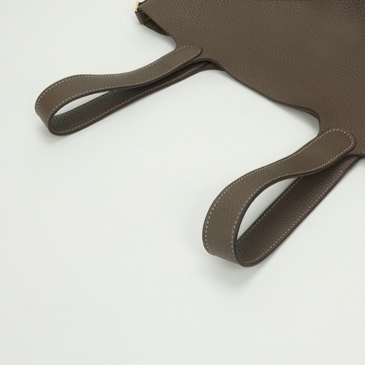 エルメス HERMES ピコタンロックMM ピコタンロック MM ピコタンロック22 バッグ トートバッグ トリヨンクレマンス エトゥープ Etoupe グレー Gray ゴールド金具