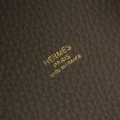 エルメス HERMES ピコタンロックMM ピコタンロック MM ピコタンロック22 バッグ トートバッグ トリヨンクレマンス エトゥープ Etoupe グレー Gray ゴールド金具