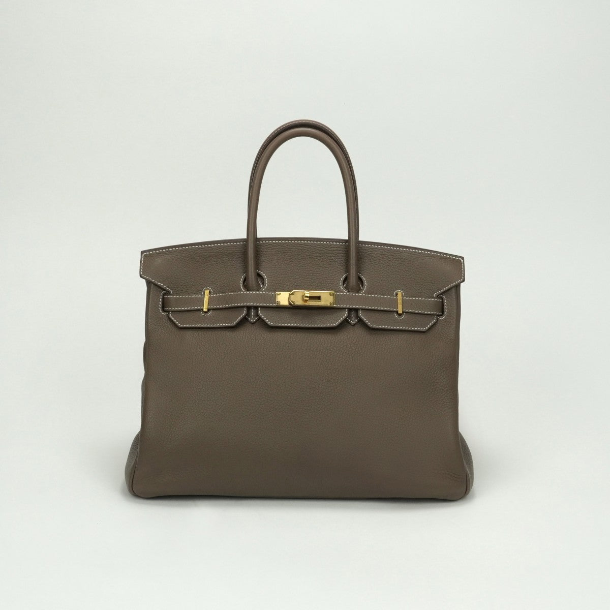 エルメス HERMES バーキン35 バーキン 35 バッグ トートバッグ トゴ エトゥープ Etoupe グレー gray ゴールド金具 ハンドバッグ