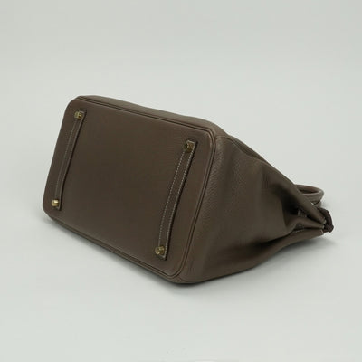 エルメス HERMES バーキン35 バーキン 35 バッグ トートバッグ トゴ エトゥープ Etoupe グレー gray ゴールド金具 ハンドバッグ