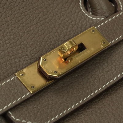 エルメス HERMES バーキン35 バーキン 35 バッグ トートバッグ トゴ エトゥープ Etoupe グレー gray ゴールド金具 ハンドバッグ
