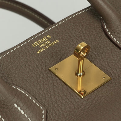 エルメス HERMES バーキン35 バーキン 35 バッグ トートバッグ トゴ エトゥープ Etoupe グレー gray ゴールド金具 ハンドバッグ