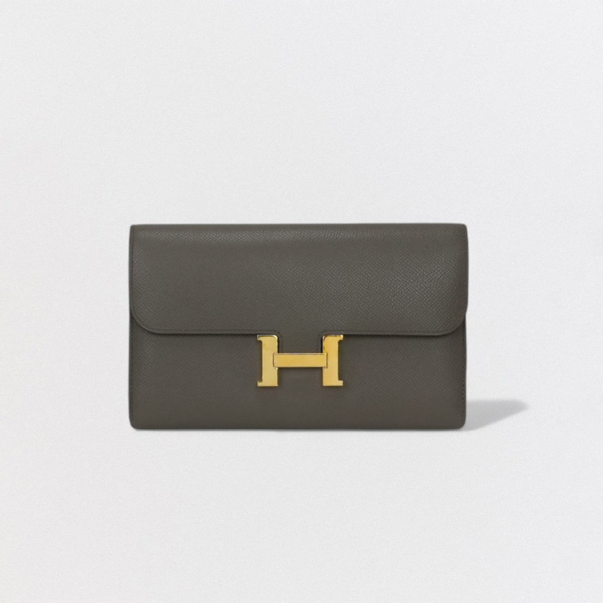 HERMES 爱马仕 Constance long Constance long 钱包 长款钱包 长款钱包 Etain Etain 灰色金色五金件 Vaux Epson