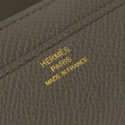 HERMES 爱马仕 Constance long Constance long 钱包 长款钱包 长款钱包 Etain Etain 灰色金色五金件 Vaux Epson