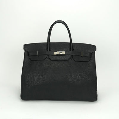 HERMES HERMES Birkin 40 Birkin 40 Tote Bag Togo Noir Noir Black Silver Hardware