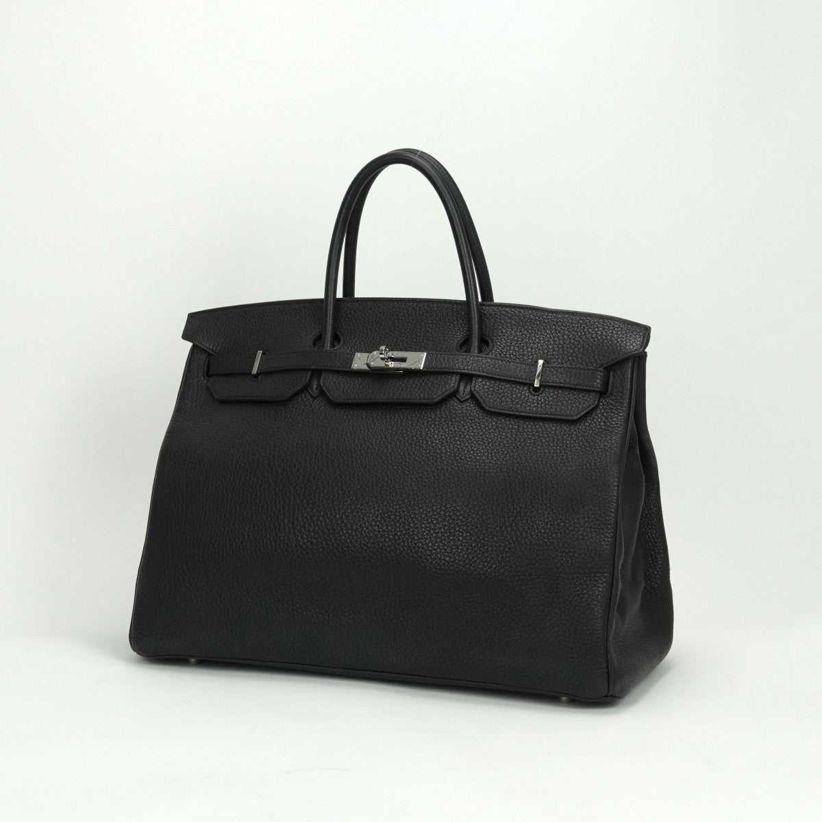 HERMES HERMES Birkin 40 Birkin 40 Tote Bag Togo Noir Noir Black Silver Hardware