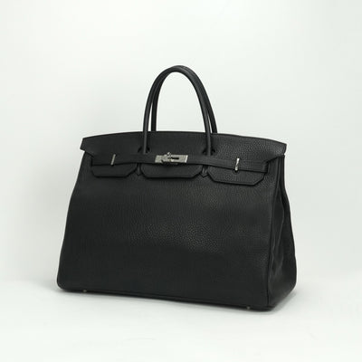 HERMES HERMES Birkin 40 Birkin 40 Tote Bag Togo Noir Noir Black Silver Hardware