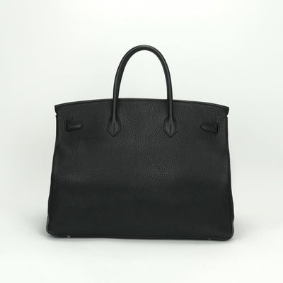HERMES HERMES Birkin 40 Birkin 40 Tote Bag Togo Noir Noir Black Silver Hardware