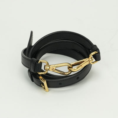 PRADA PRADA bag, tote bag, shoulder bag, Saffiano leather, black, black, gold hardware, handbag 2wey