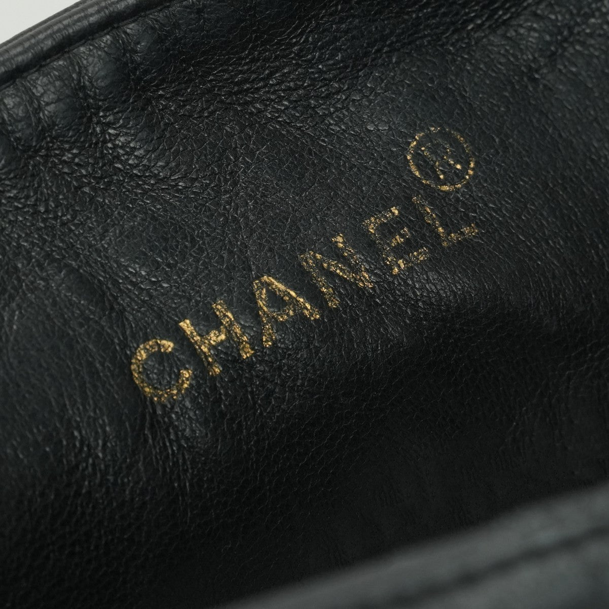 CHANEL 샤넬 가방 어깨 가방 램스킨 블랙 골드 하드웨어 드로우 스트링 백 체인 어깨 가방 코코 마크