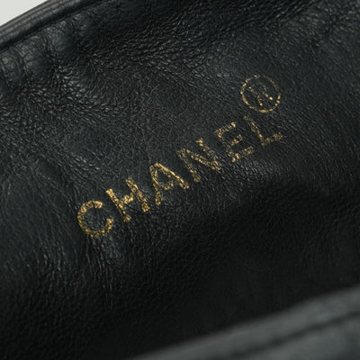 CHANEL 샤넬 가방 어깨 가방 램스킨 블랙 골드 하드웨어 드로우 스트링 백 체인 어깨 가방 코코 마크
