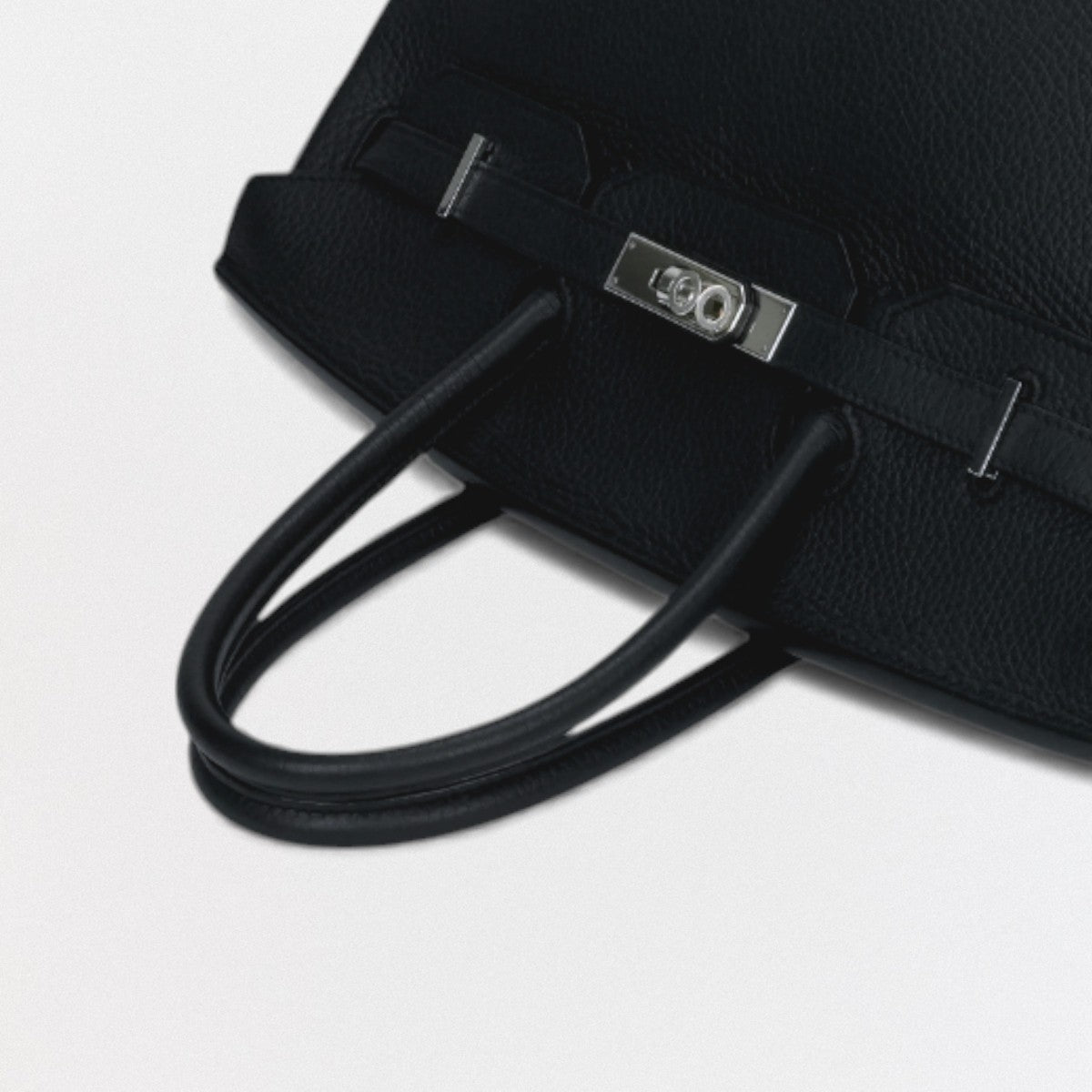 HERMES 爱马仕 Birkin 35 Birkin 35 Bag 托特包 Taurillon Clemence Noir 黑色 黑银五金 手提包