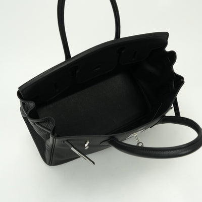 HERMES HERMES Birkin 30 Birkin 30 Tote bag Togo noir noir black black silver hardware