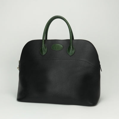 HERMES HERMES Bolide 45 Bolide 45 bag tote bag aldenne lizard crocodile noir noir black green green black green gold hardware