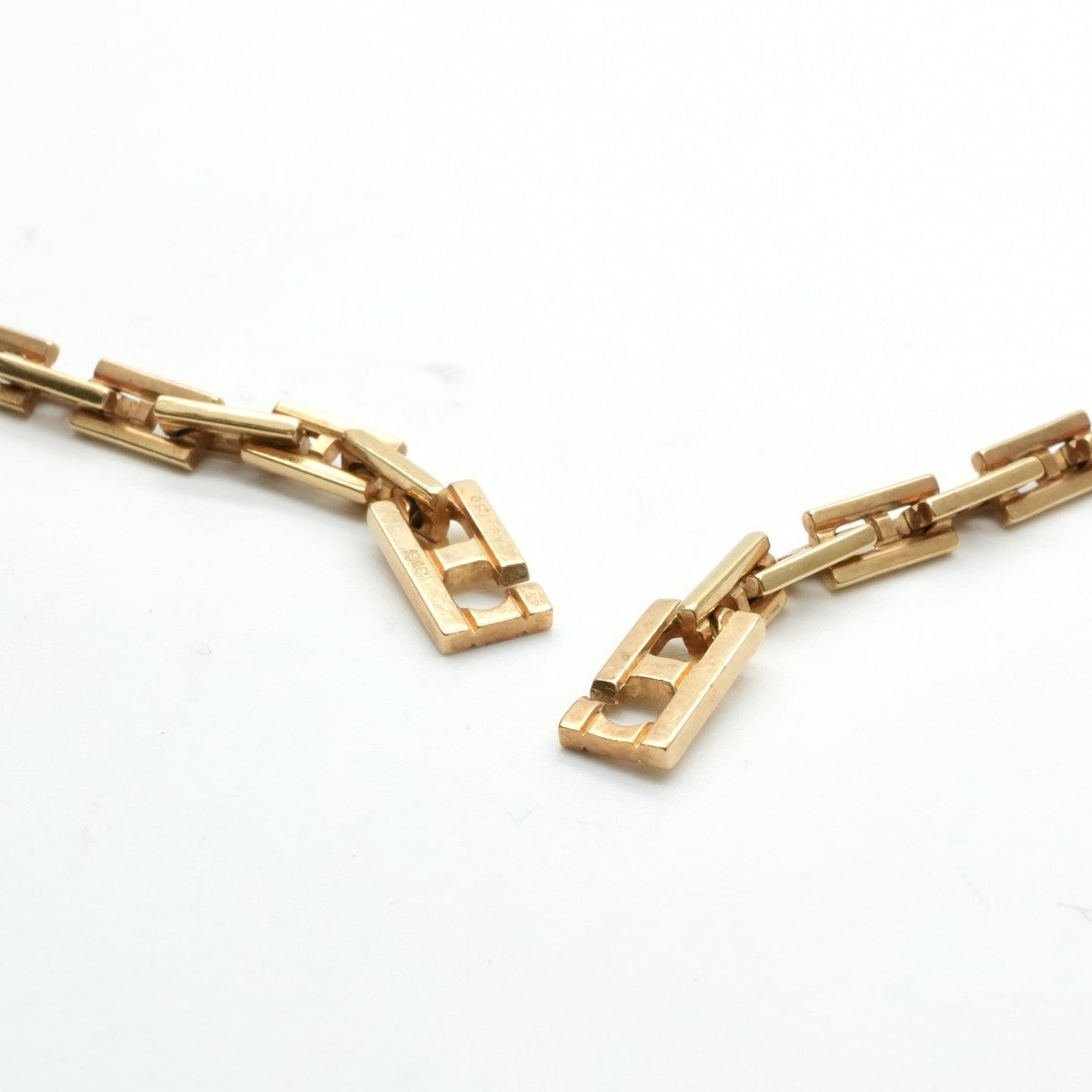 エルメス HERMES ヘラクレス ネックレス ペンダント チョーカー 750 金