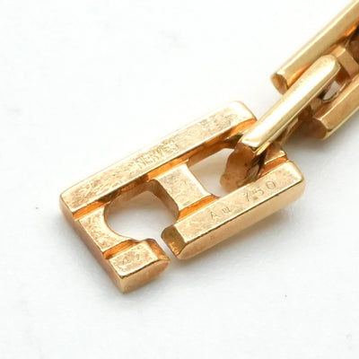 エルメス HERMES ヘラクレス ネックレス ペンダント チョーカー 750 金