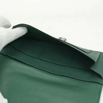 エルメス HERMES ドゴンGM ドゴン GM ドゴンデュオ 財布 長財布 ロングウォレット トゴ マラカイト Malachite グリーン Green 緑 シルバー金具