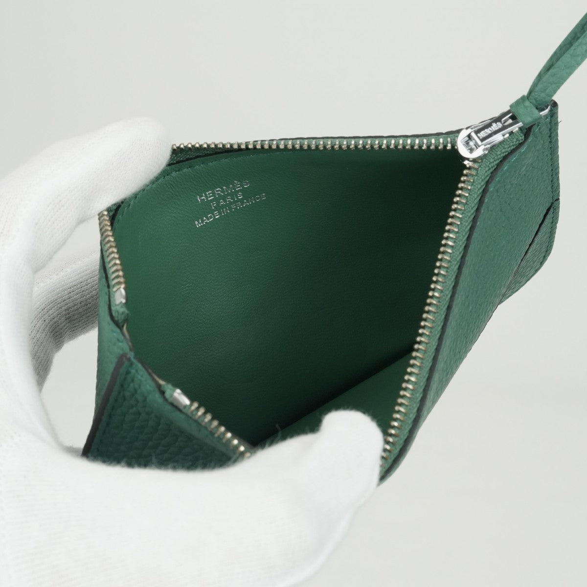 エルメス HERMES ドゴンGM ドゴン GM ドゴンデュオ 財布 長財布 ロングウォレット トゴ マラカイト Malachite グリーン Green 緑 シルバー金具