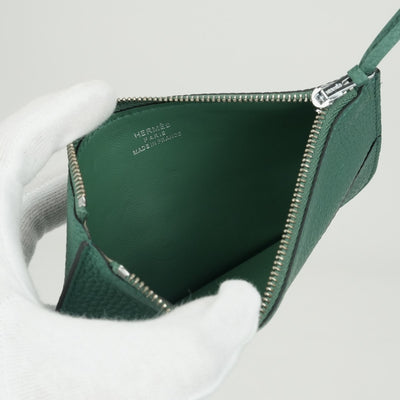 エルメス HERMES ドゴンGM ドゴン GM ドゴンデュオ 財布 長財布 ロングウォレット トゴ マラカイト Malachite グリーン Green 緑 シルバー金具