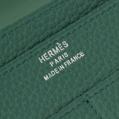 エルメス HERMES ドゴンGM ドゴン GM ドゴンデュオ 財布 長財布 ロングウォレット トゴ マラカイト Malachite グリーン Green 緑 シルバー金具