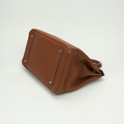 エルメス HERMES バーキン35 バーキン 35 バッグ トートバッグ バレニア フォーブ　Fauve ブラウン brown 茶 シルバー金具