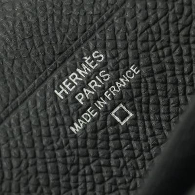 エルメス HERMES ベアンスフレタッチ ベアン スフレ タッチ 財布 長財布 ロングウォレット エプソン アリゲーター クロコダイル ノワール noir ブラック Black 黒 シルバー金具 ヴォーエプソン