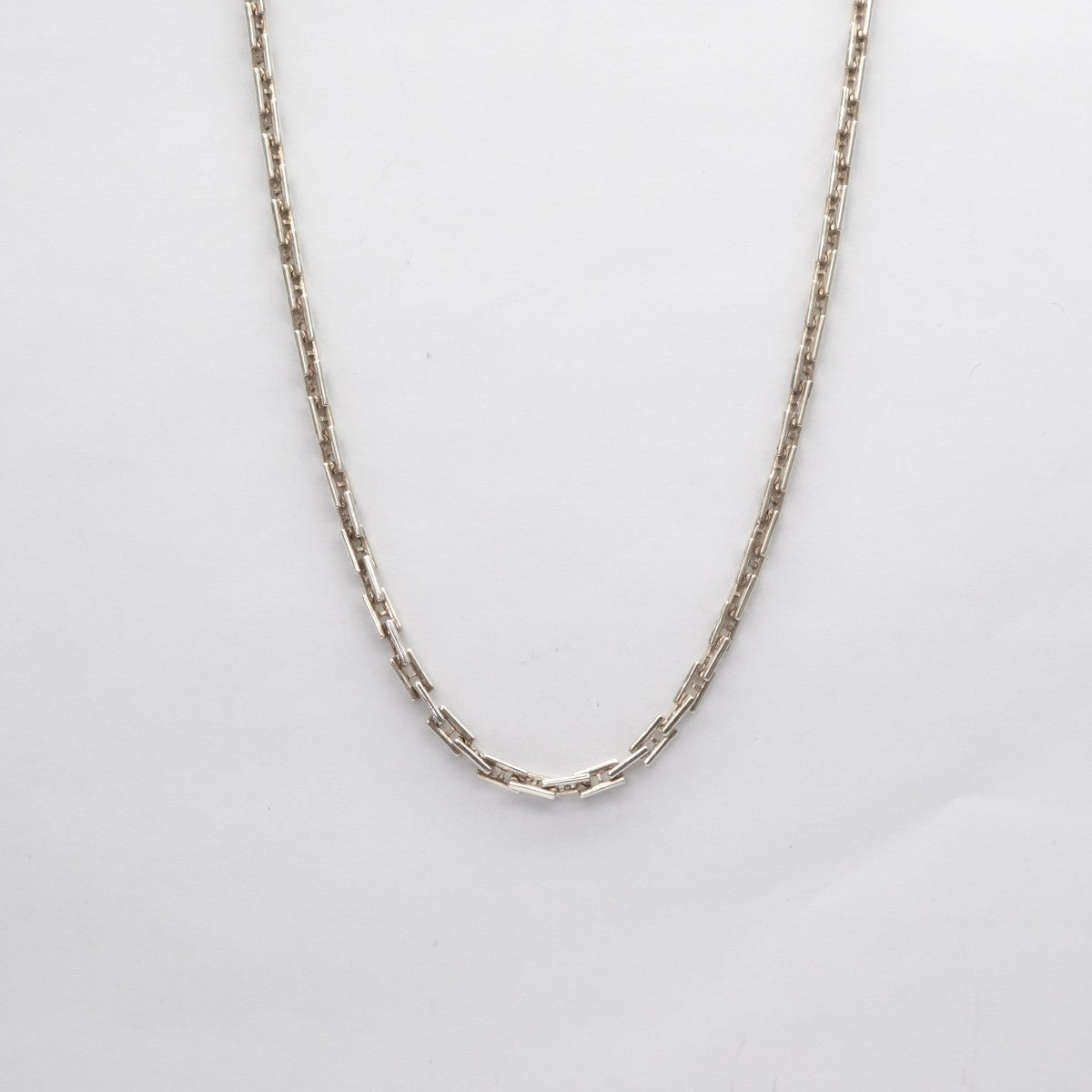 HERMES HERMES Hercules Hercules 42 Necklace Pendant Choker 925 Silver Silver Hercules PM 42 Hercules 42 Silver