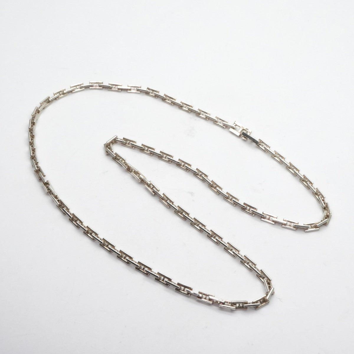 HERMES HERMES Hercules Hercules 42 Necklace Pendant Choker 925 Silver Silver Hercules PM 42 Hercules 42 Silver