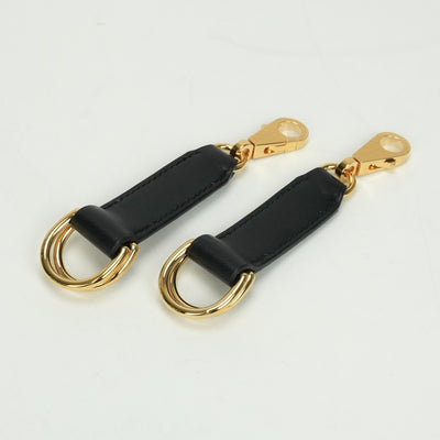 エルメス HERMES アタッシュ ソワ その他 レザー ノワール noir ブラック black 黒 ゴールド金具 バッグストラップ バンドリエール チャーム