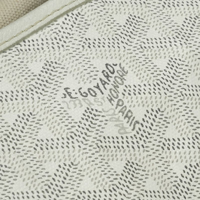 GOYARD Saint Louis PM Saint Louis PM Bag Tote Bag PVCx Leather White White Silver Hardware GOYARD Saint Louis Tote Bag