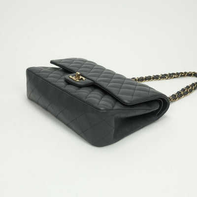 CHANEL CHANEL Matelasse 25 Double flap W flap Double chain W chain Bag Shoulder Bag Lambskin Gray Gold Hardware Chain Shoulder Bag Coco Mark Turnlock