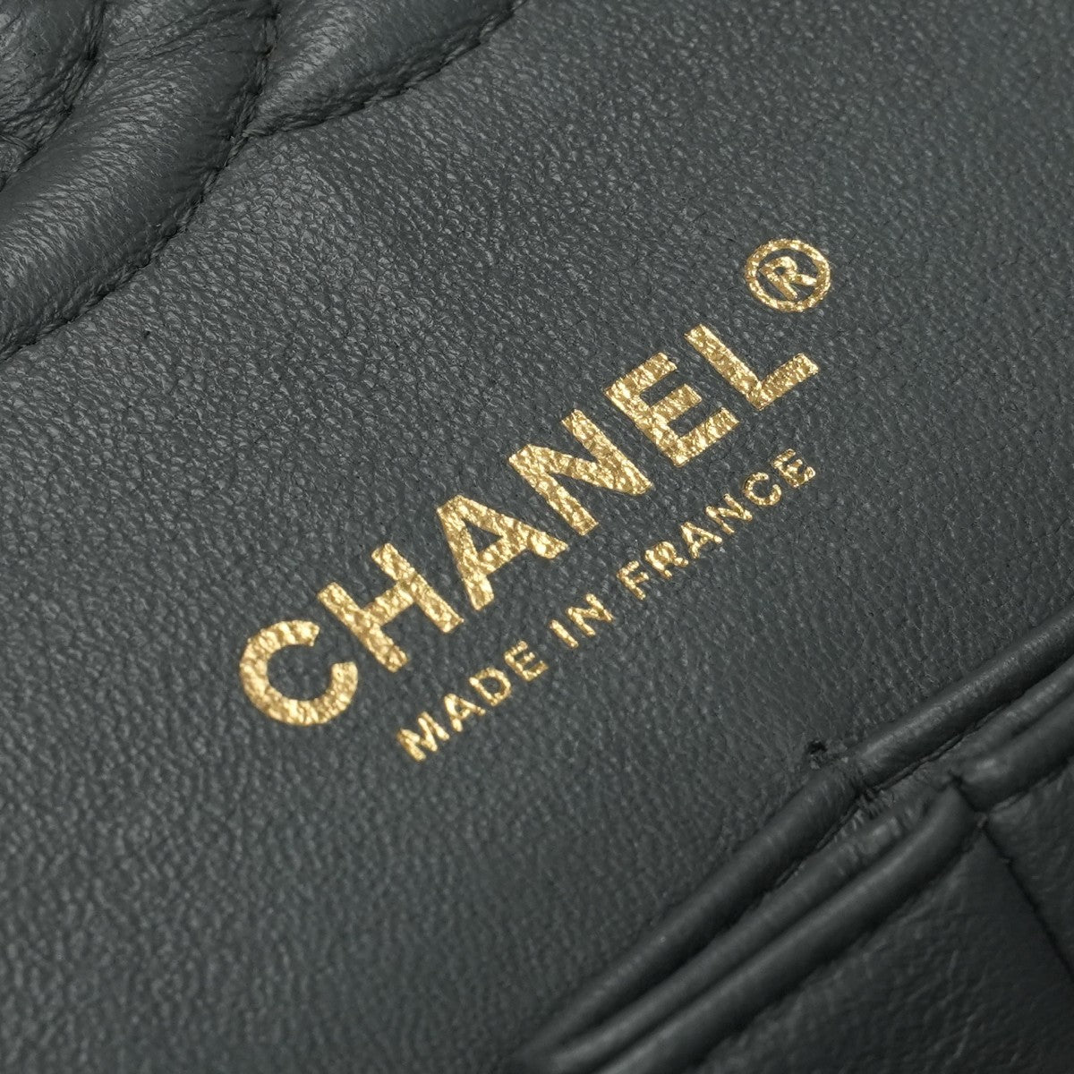 CHANEL CHANEL Matelasse 25 Double flap W flap Double chain W chain Bag Shoulder Bag Lambskin Gray Gold Hardware Chain Shoulder Bag Coco Mark Turnlock