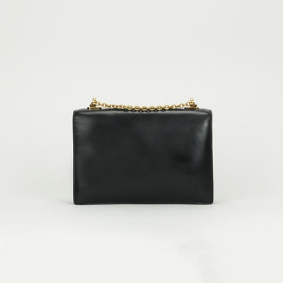 HERMES HERMES Alcazar Bag Shoulder Bag Box Calf Noir Noir Black Black Gold Hardware Alcazar Leather Box Calf