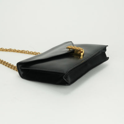 HERMES HERMES Alcazar Bag Shoulder Bag Box Calf Noir Noir Black Black Gold Hardware Alcazar Leather Box Calf