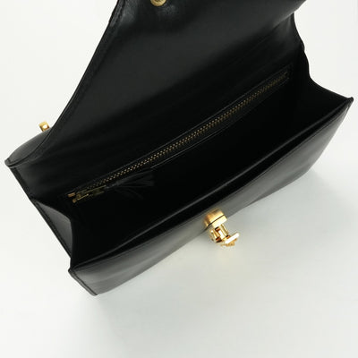 HERMES HERMES Alcazar Bag Shoulder Bag Box Calf Noir Noir Black Black Gold Hardware Alcazar Leather Box Calf