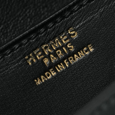HERMES HERMES Alcazar Bag Shoulder Bag Box Calf Noir Noir Black Black Gold Hardware Alcazar Leather Box Calf