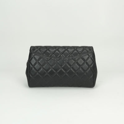 CHANEL CHANEL Matelass? Bag Shoulder Bag Lambskin Gray Silver Fittings Coco Mark Turn LockDouble flapW flapDouble chain W chainChain shoulder bag