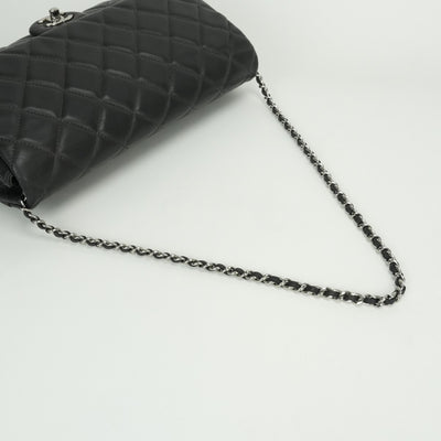CHANEL CHANEL Matelass? Bag Shoulder Bag Lambskin Gray Silver Fittings Coco Mark Turn LockDouble flapW flapDouble chain W chainChain shoulder bag