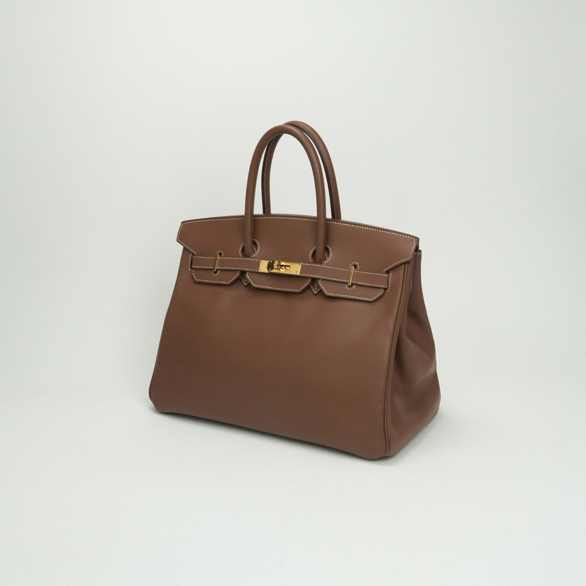 エルメス HERMES バーキン35 バーキン 35 バッグ トートバッグ リセ タバックキャメル系 ブラウン Brown 茶 ゴールド金具 ハンドバッグ