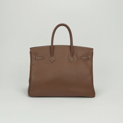 エルメス HERMES バーキン35 バーキン 35 バッグ トートバッグ リセ タバックキャメル系 ブラウン Brown 茶 ゴールド金具 ハンドバッグ