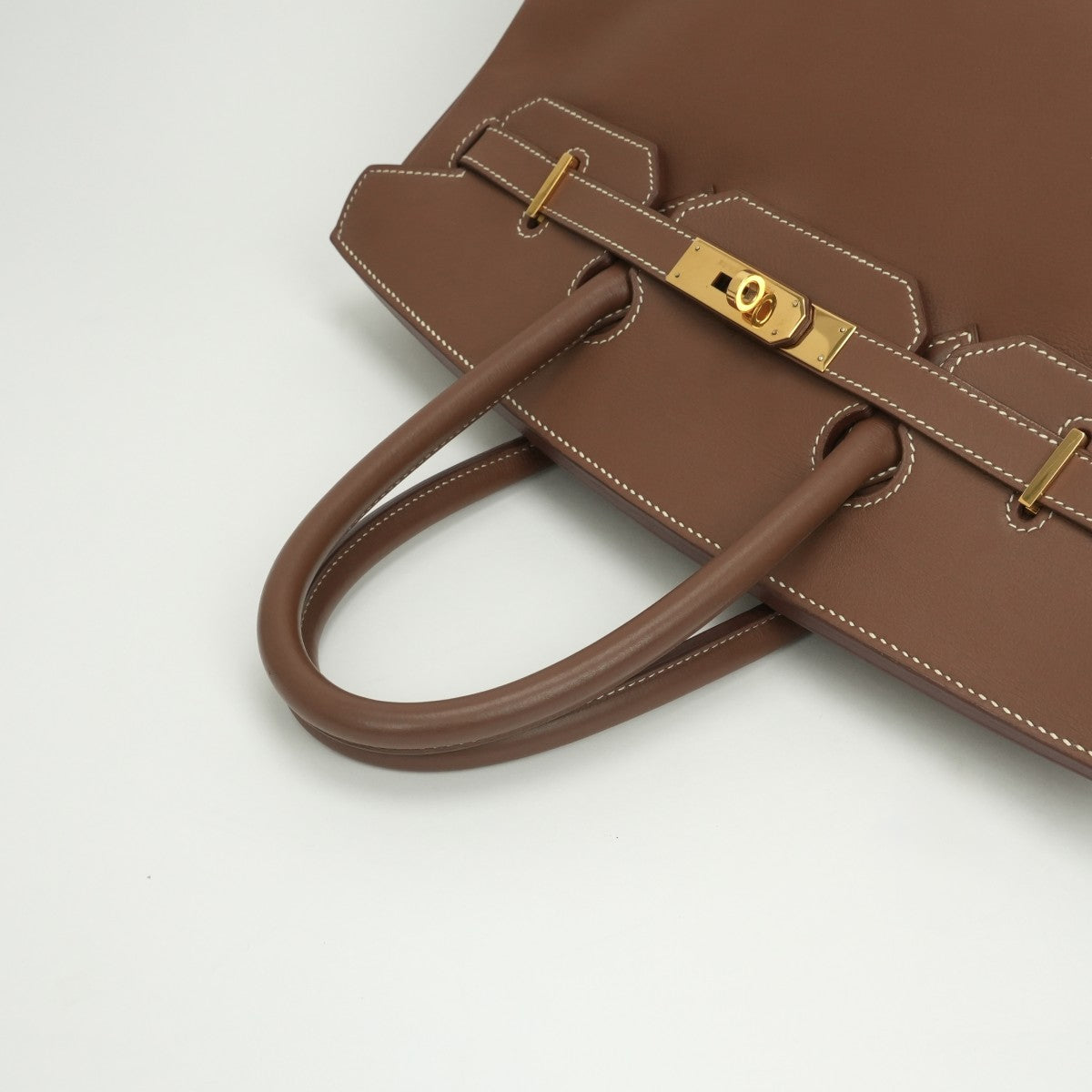 エルメス HERMES バーキン35 バーキン 35 バッグ トートバッグ リセ タバックキャメル系 ブラウン Brown 茶 ゴールド金具 ハンドバッグ