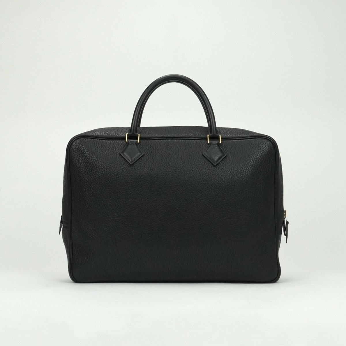 HERMES 爱马仕 Plume dog 38 Plume dog 38 Bag Business Bag公文包Torillon Clemence黑色黑色银色硬件