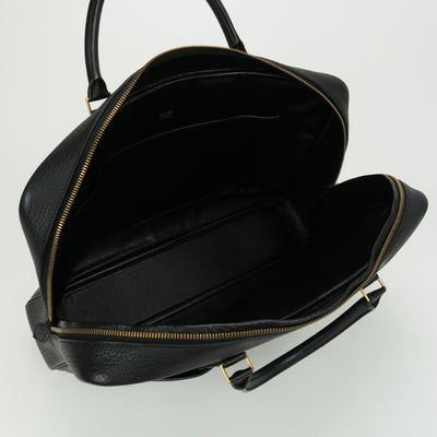 HERMES 爱马仕 Plume dog 38 Plume dog 38 Bag Business Bag公文包Torillon Clemence黑色黑色银色硬件