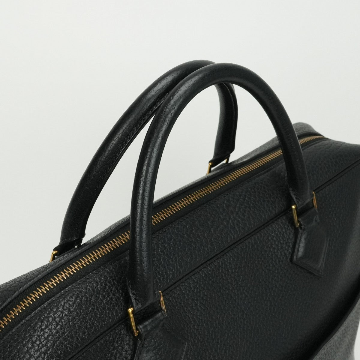 HERMES 爱马仕 Plume dog 38 Plume dog 38 Bag Business Bag公文包Torillon Clemence黑色黑色银色硬件