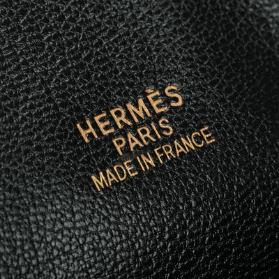 HERMES 爱马仕 Plume dog 38 Plume dog 38 Bag Business Bag公文包Torillon Clemence黑色黑色银色硬件