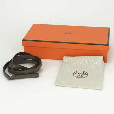 エルメス HERMES コンスタンスロングトゥーゴー コンスタンスロング トゥーゴー 財布 長財布 ロングウォレット エプソン エタン Etain グレー Gray シルバー金具 ヴォーエプソン