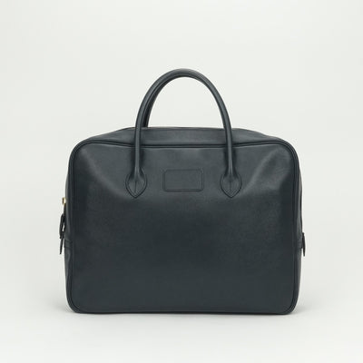 HERMES HERMES Eiffel Bag Business Bag Briefcase Kushbell Blue Indigo Blue Indigo Navy Navy Gold Metal Brief Bag Document Bag Document Bag