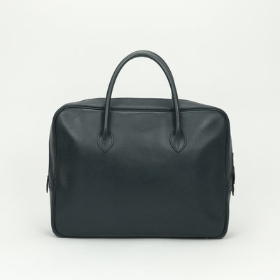 HERMES HERMES Eiffel Bag Business Bag Briefcase Kushbell Blue Indigo Blue Indigo Navy Navy Gold Metal Brief Bag Document Bag Document Bag