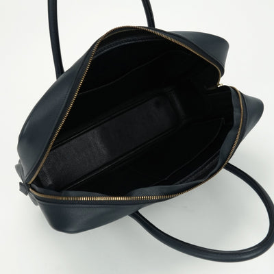 HERMES HERMES Eiffel Bag Business Bag Briefcase Kushbell Blue Indigo Blue Indigo Navy Navy Gold Metal Brief Bag Document Bag Document Bag